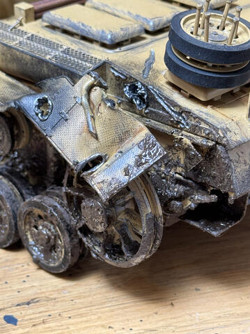 Stug, 1:16, detail