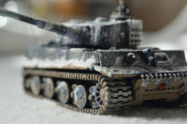 Tiger I., 1:72, RC, detail